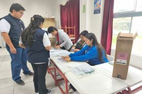 Afiliados del movimiento regional Pasco Joven participan, igualmente, en las Elecciones Primarias.