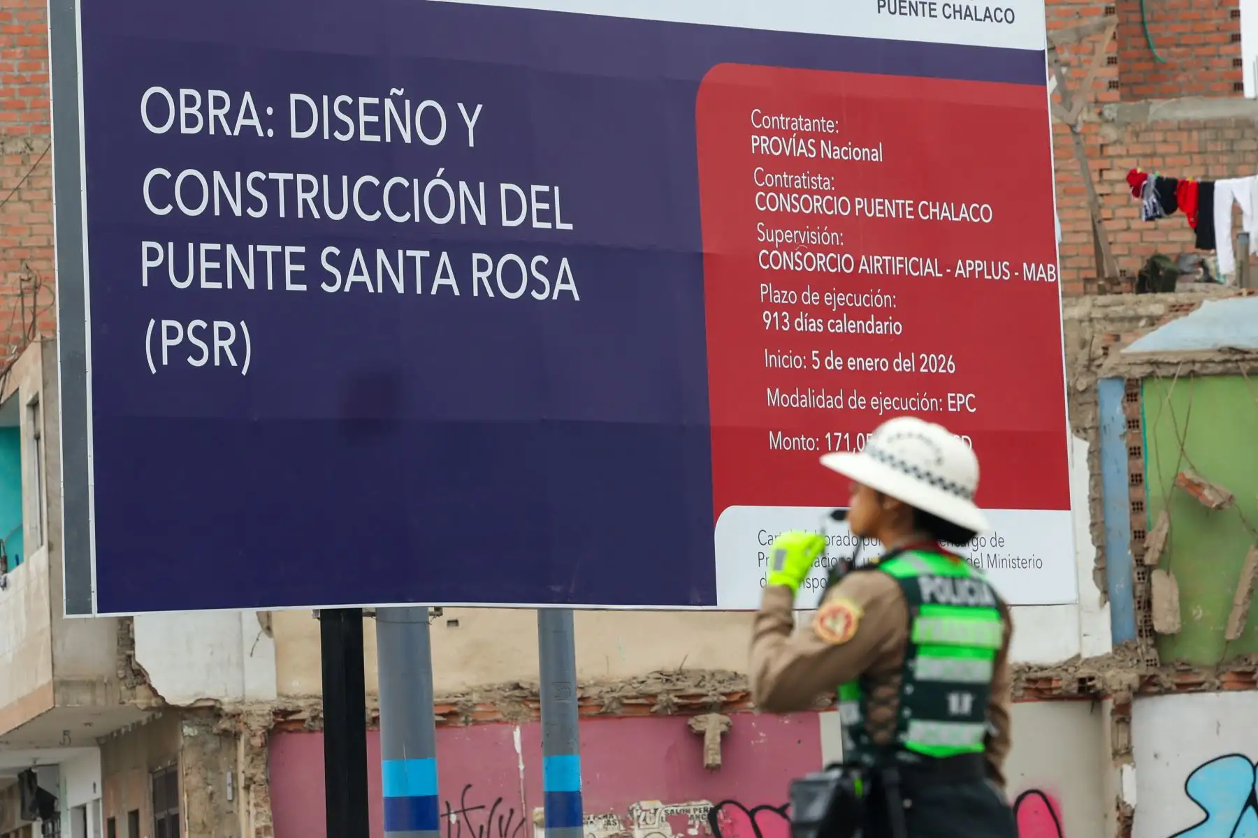 Ministerio de Transportes y Comunicaciones anuncia que desde este domingo 17 de mayo a las 8 a.m. se iniciará la primera etapa del plan de desvío vehicular en un tramo de la av. Morales Duárez para dar inicio a las obras del Proyecto Puente Santa Rosa, al Aeropuerto Internacional Jorge Chávez.
Foto: ANDINA/Difusión