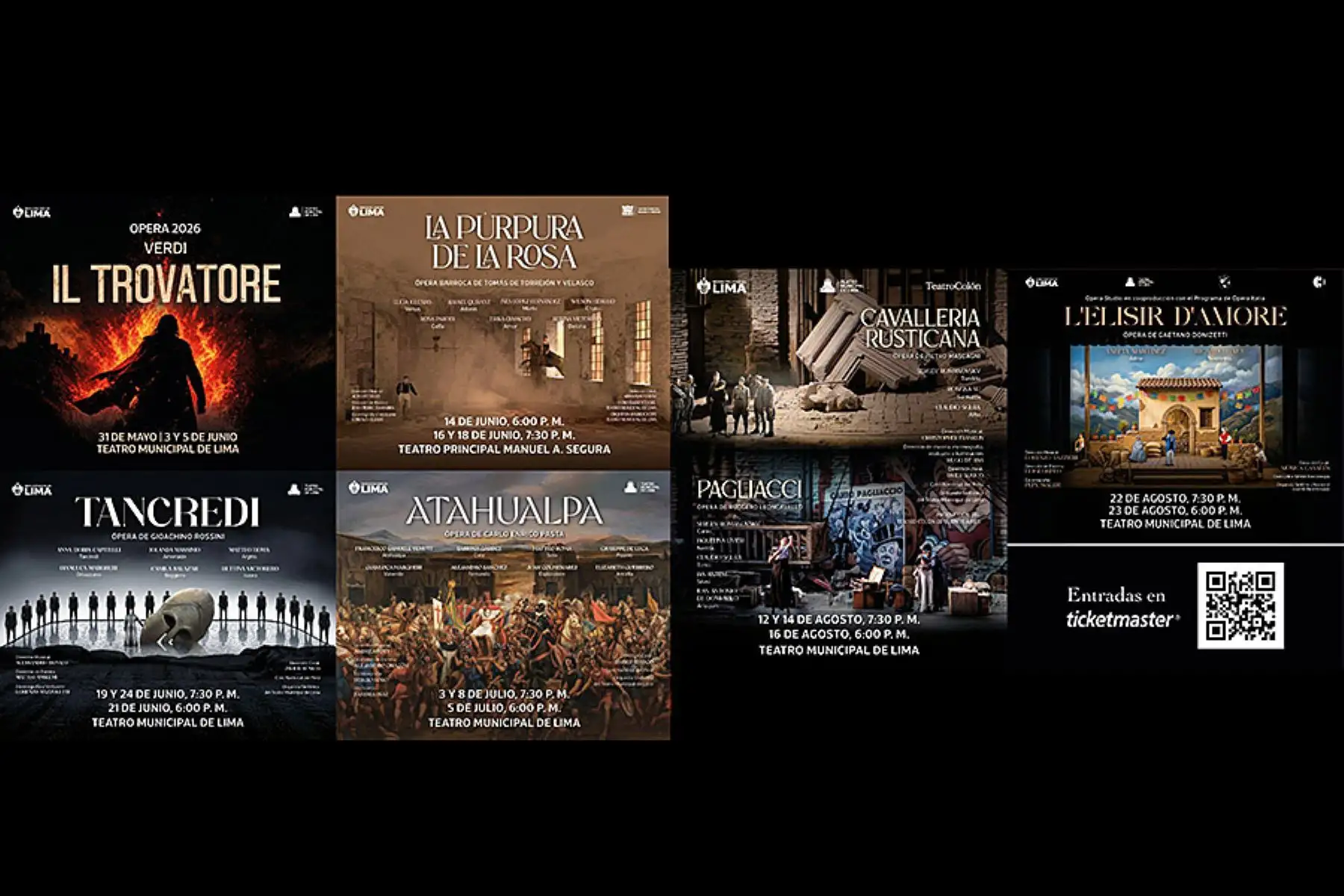 Gran Temporada de Ópera 2026 llega a los teatros municipales de Lima