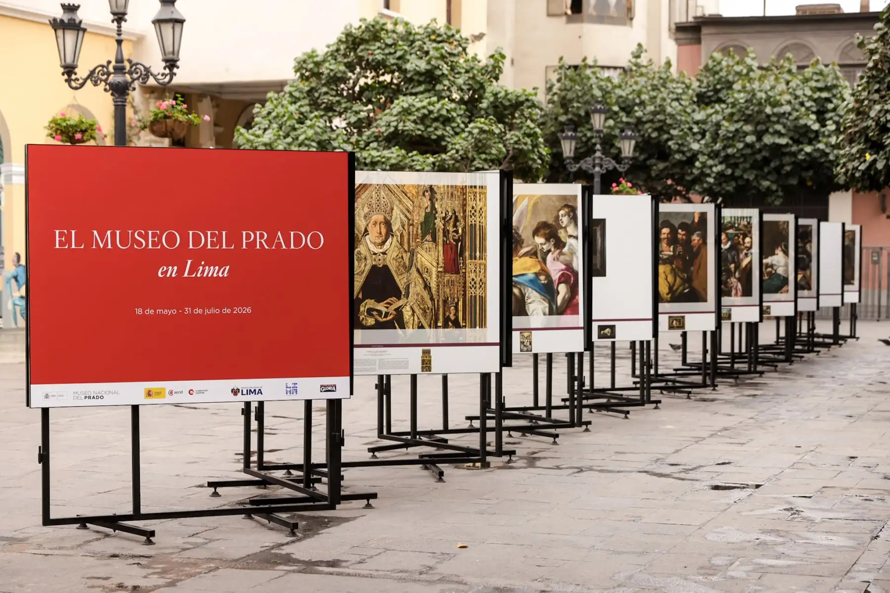 La exposición “El Museo del Prado en Lima” permanecerá abierta hasta el 31 de julio y reúne reproducciones de algunas de las pinturas más emblemáticas conservadas en la histórica pinacoteca española. Foto: ANDINA/Luis Iparraguirre.