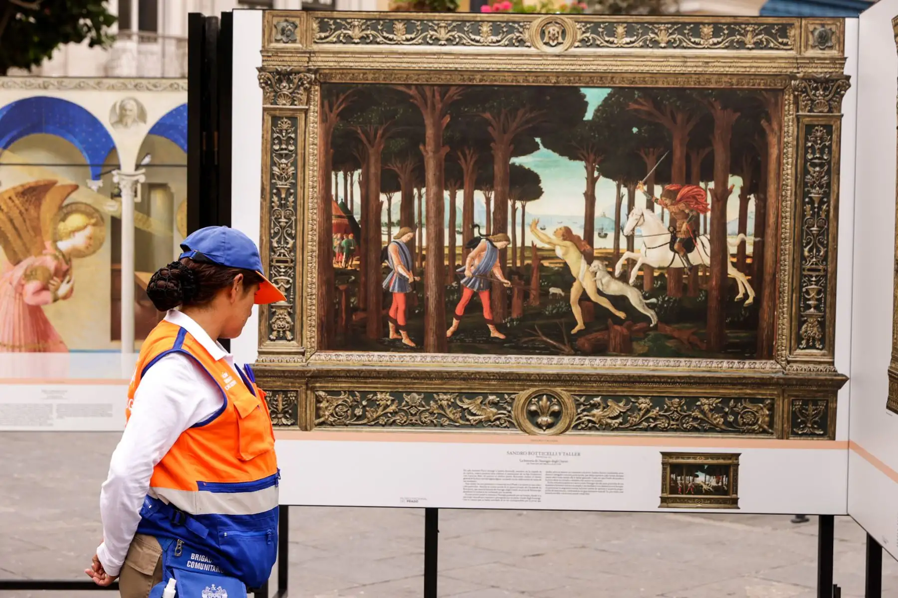 La muestra “El Museo del Prado en Lima” presenta reproducciones de obras de grandes maestros europeos como Velázquez, Goya, Caravaggio, El Greco y El Bosco, consideradas piezas fundamentales de la historia universal del arte. Foto: ANDINA/Luis Iparraguirre.