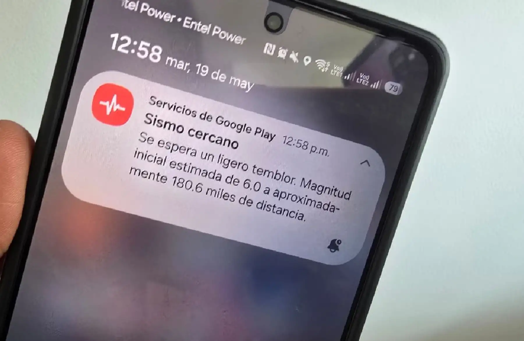 Así funciona el sistema de alertas de sismos de Google en tu celular