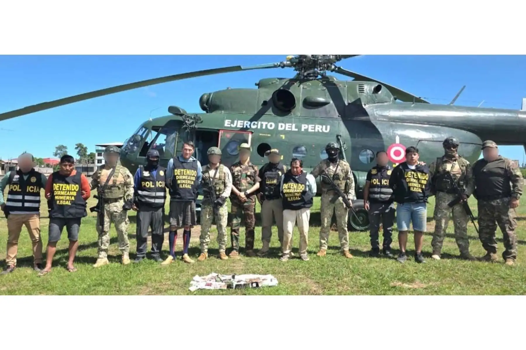 Mindef: Fuerzas Armadas ejecutan operativo contra la minería ilegal en Tambopata
