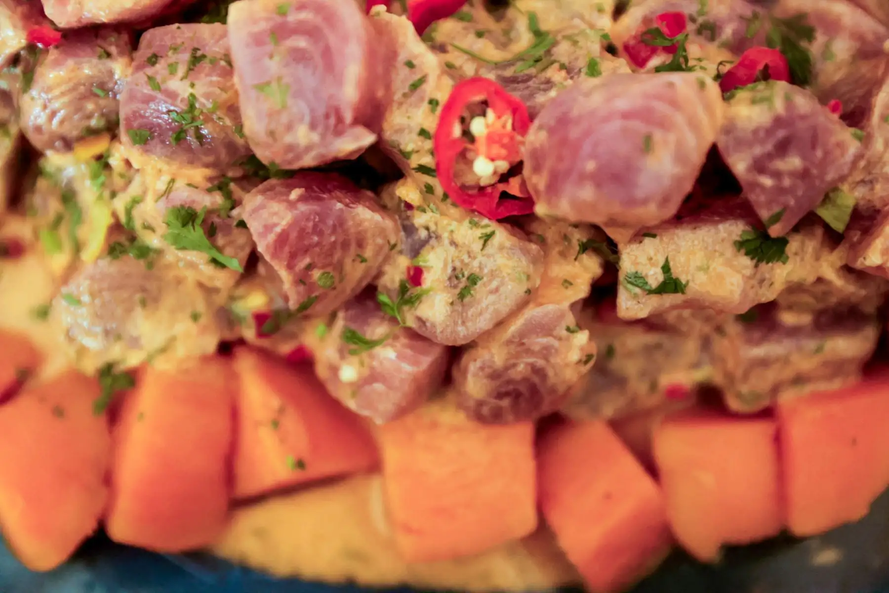 Platos preparados con productos marinos de la costa peruana serán parte de la propuesta gastronómica del XIX Yakumama Paracas Fest 2026, encuentro que busca revalorar el ceviche peruano y el vínculo ancestral entre el mar, la cocina y las tradiciones andinas. Foto: ANDINA/Luis Iparraguirre.