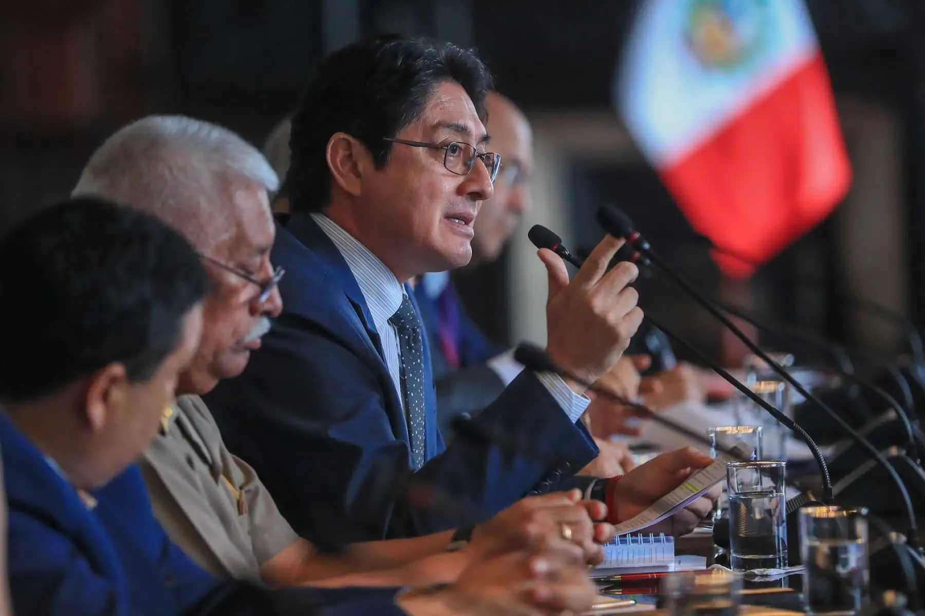 El presidente José María Balcázar recibió en Palacio de Gobierno a autoridades y representantes de la sociedad civil de Cajamarca, articulando esfuerzos para priorizar proyectos urgentes en educación, transporte, agua y saneamiento. Foto: ANDINA/Prensa Presidencia
