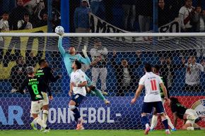 Universitario de Deportes enfrentó a Nacional de Uruguay, en Montevideo, por la Copa Libertadores. Foto: AFP