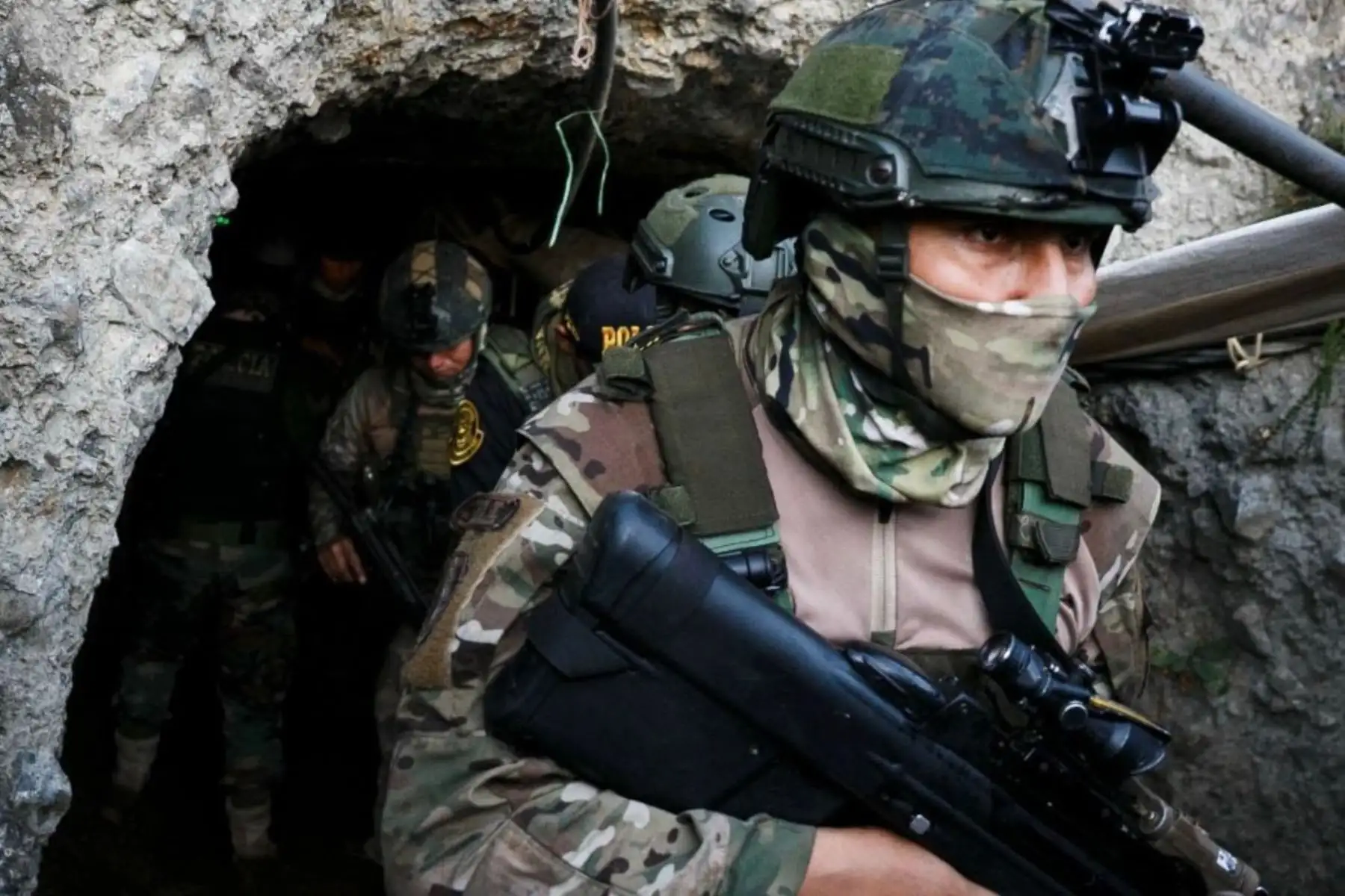 Tras un año de operaciones sostenidas en Pataz, una de las zonas más golpeadas por la minería ilegal y el crimen organizado, las fuerzas del orden asestaron un duro golpe a estas economías ilícitas. Foto: Mindef