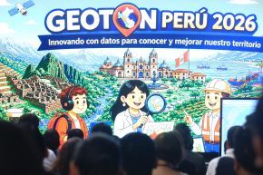 La Presidencia del Consejo de Ministros (PCM) lanzó oficialmente la Geotón Perú 2026, concurso nacional que busca impulsar soluciones innovadoras a problemáticas públicas mediante el uso de datos georreferenciados y herramientas de análisis territorial disponibles en la plataforma Geo Perú. Foto: ANDINA/Héctor Vinces