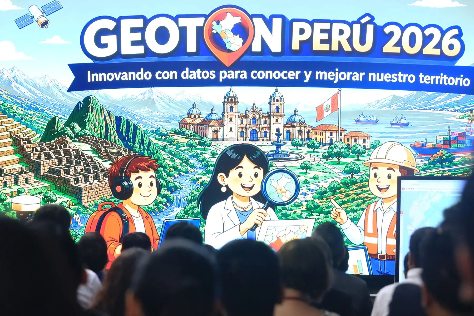 PCM lanza Geotón Perú 2026 para crear soluciones con datos geoespaciales