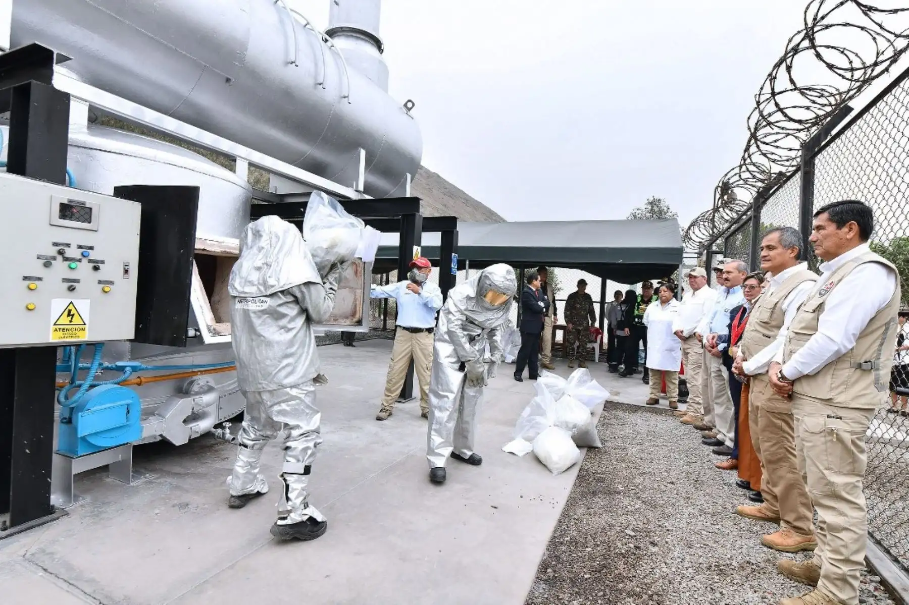 Peru: Interior Ministry begins third destruction process for over 11 tons of seized drugs