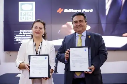 Editora Perú y PNUD suscriben declaración de intención para fortalecer cooperación institucional