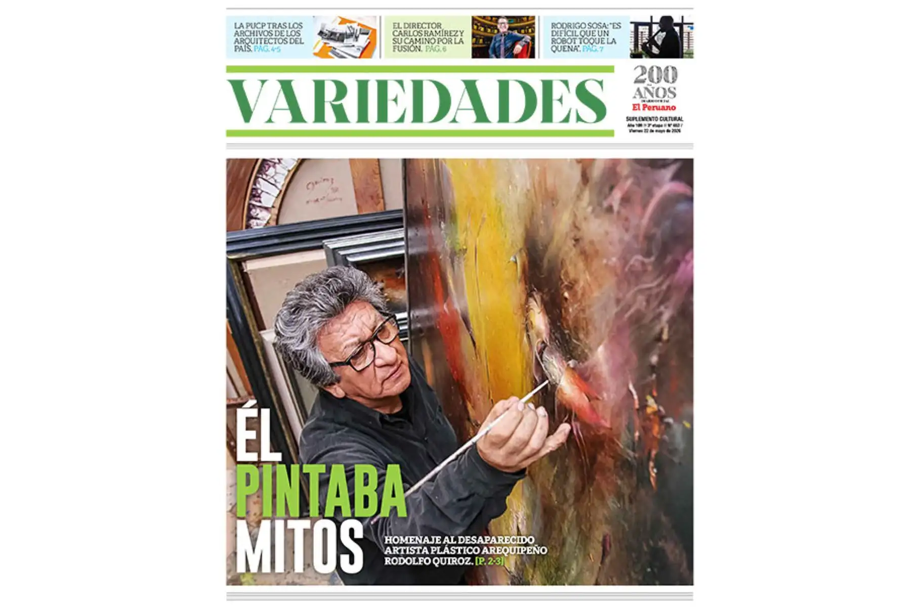 ¡Es gratis! Conoce la nueva edición del suplemento cultural “Variedades”