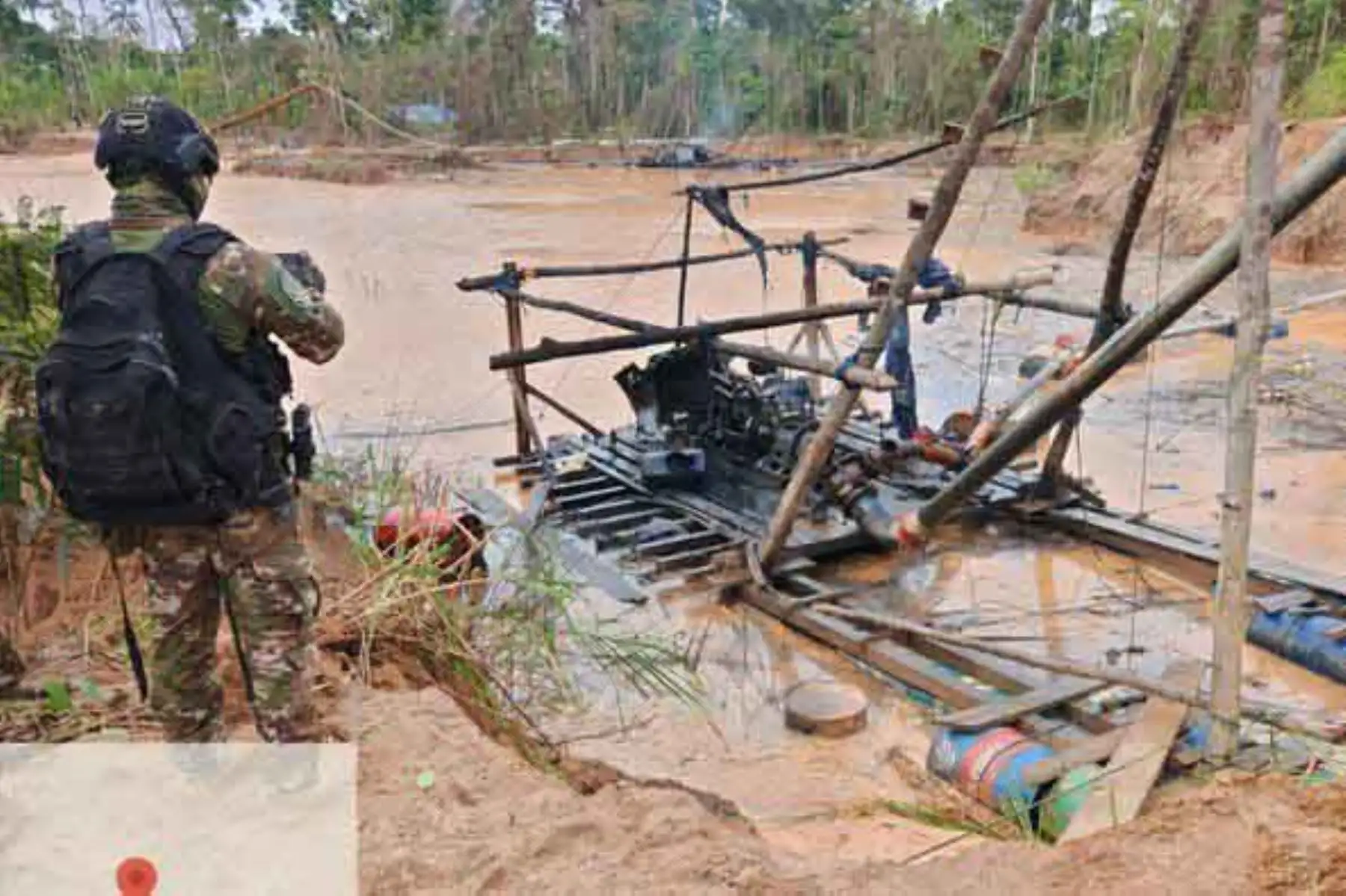 Gobierno incauta bienes e insumos provenientes de la minería ilegal en Madre de Dios