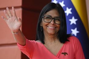 Presidenta de Venezuela, Delcy Rodríguez. Foto: AFP