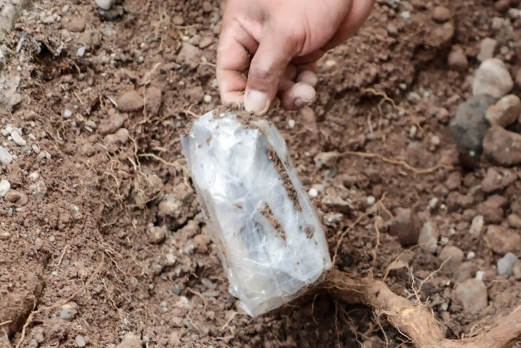 En penal de Cochamarca, en Pasco, hallan accesorios de celular ocultos bajo tierra