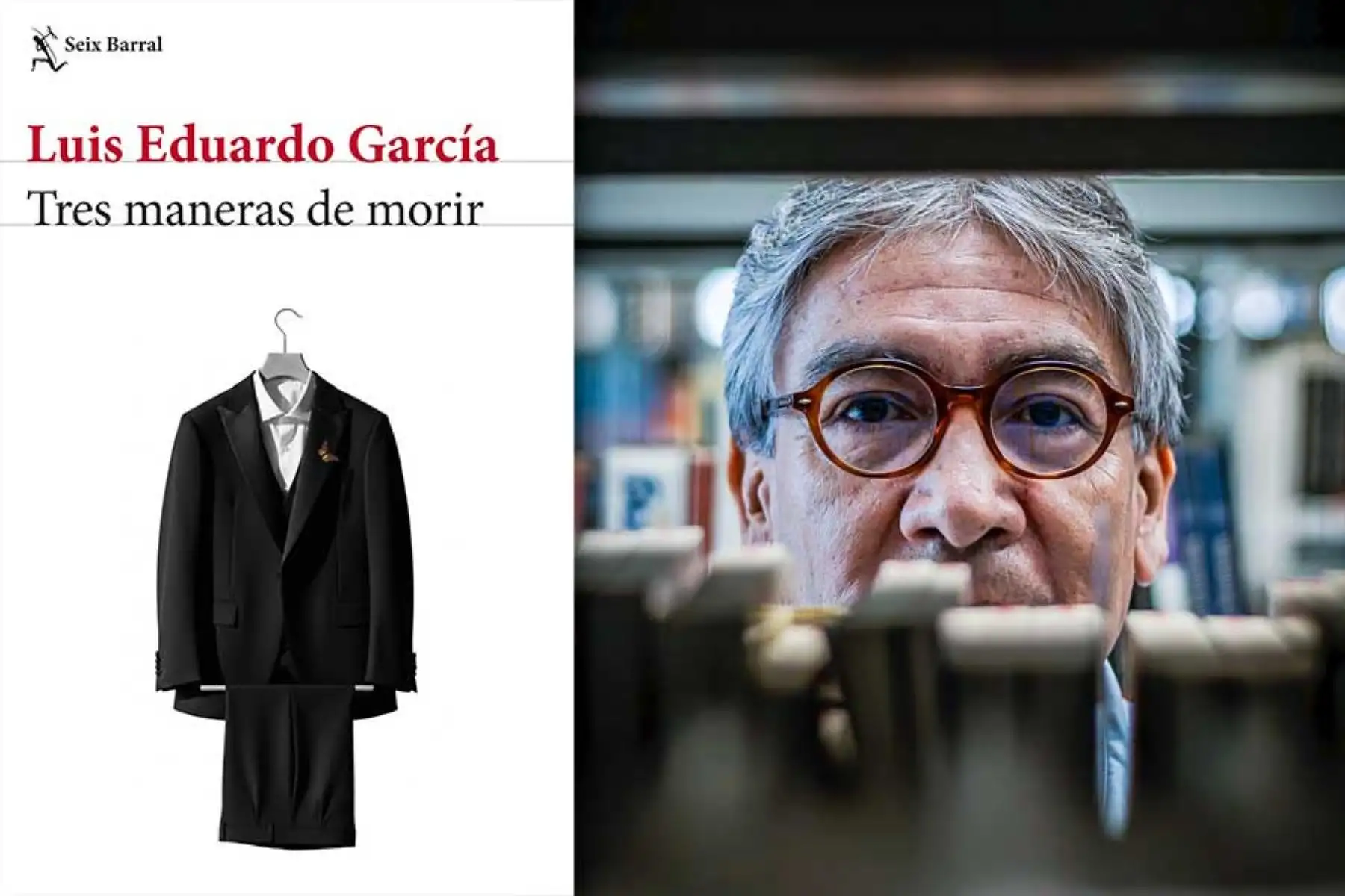 Luis Eduardo García presenta su novela “Tres maneras de morir”