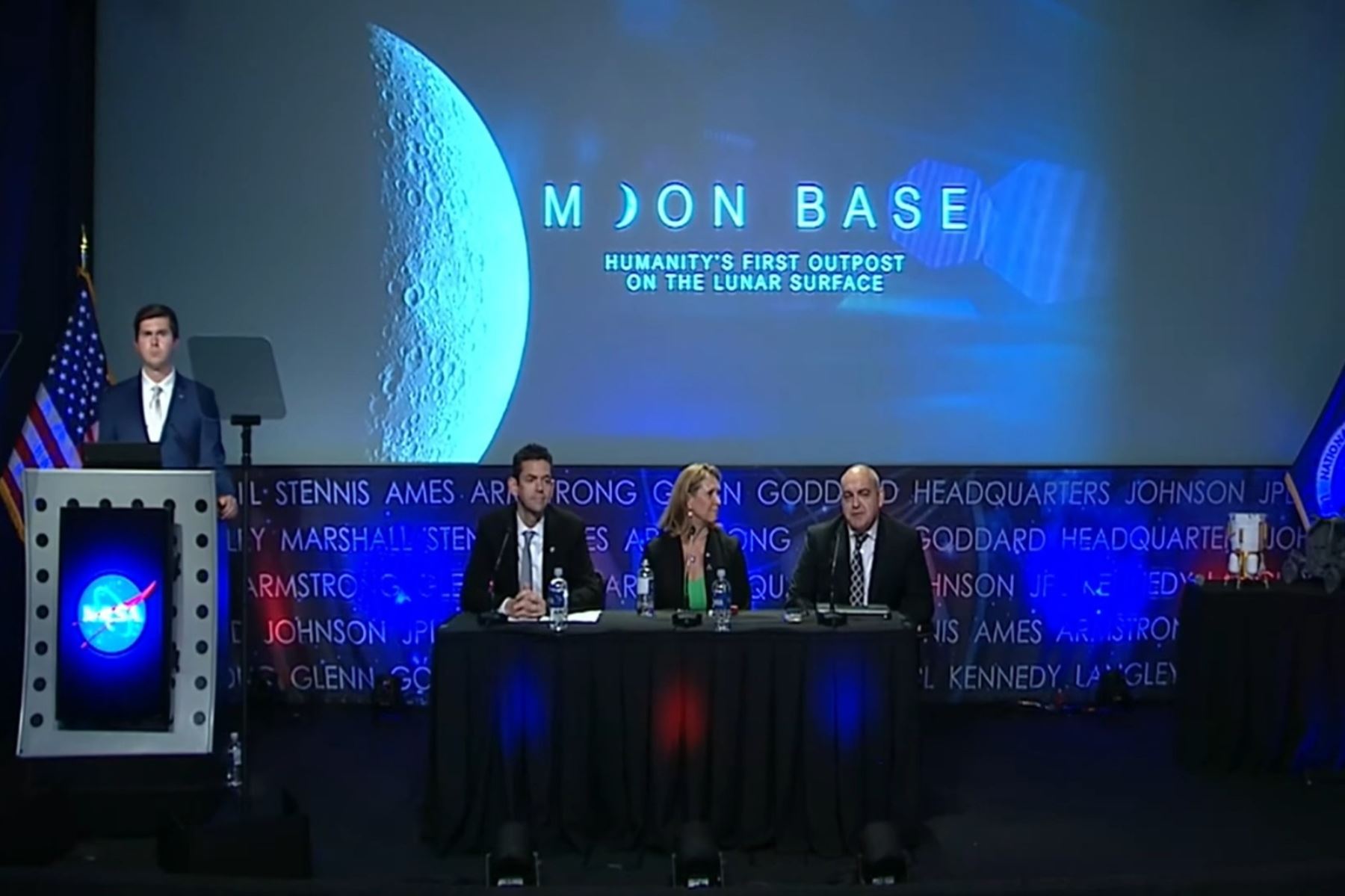NASA lanzará tres misiones a la Luna con Blue Origin y SpaceX para una base lunar