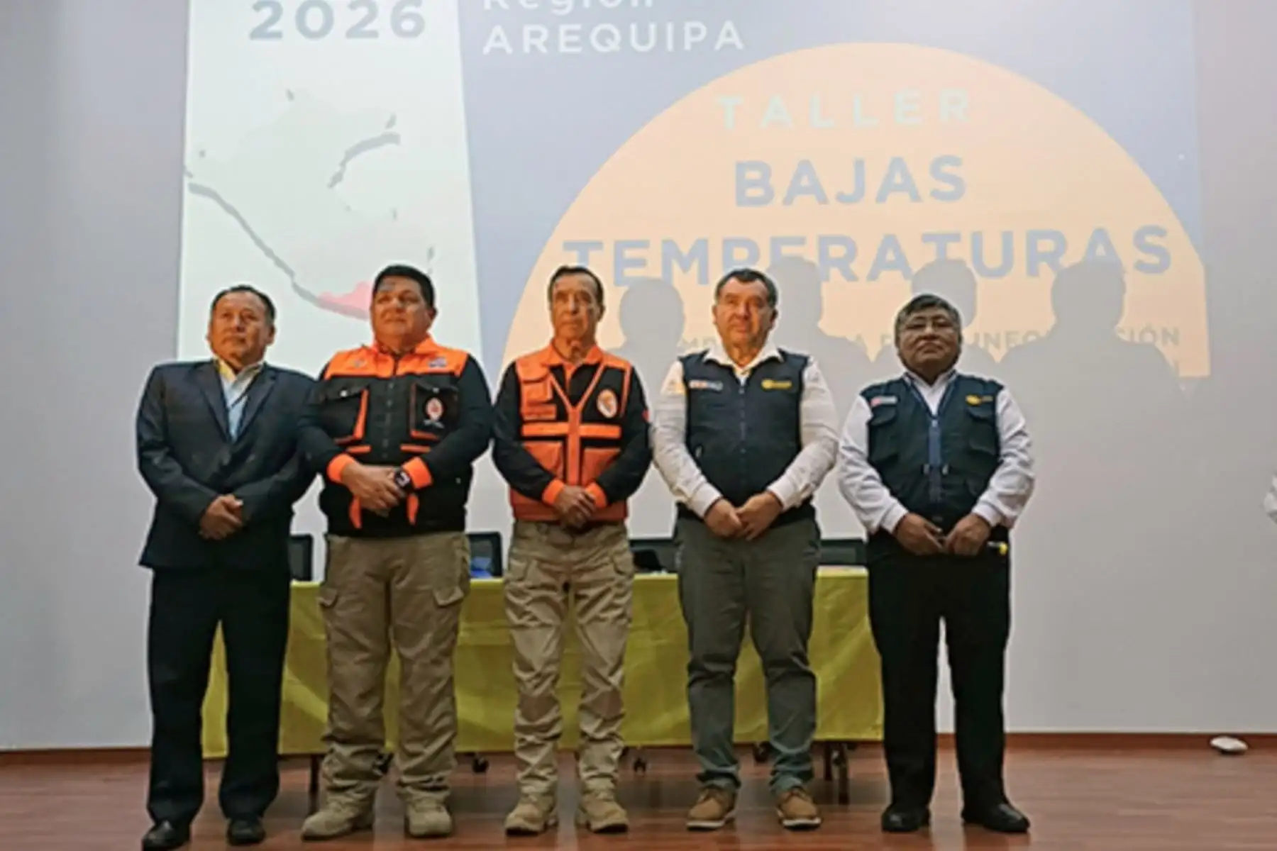Arequipa: Senamhi capacitó a autoridades y estudiantes para afrontar bajas temperaturas