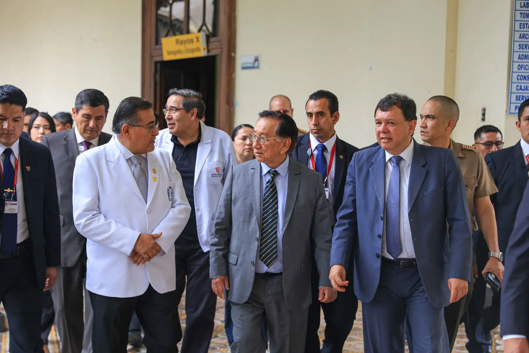 Presidente José María Balcázar participó en la ceremonia de presentación del proyecto viable del Hospital Nacional Dos de Mayo. Foto: ANDINA/Prensa Presidencia