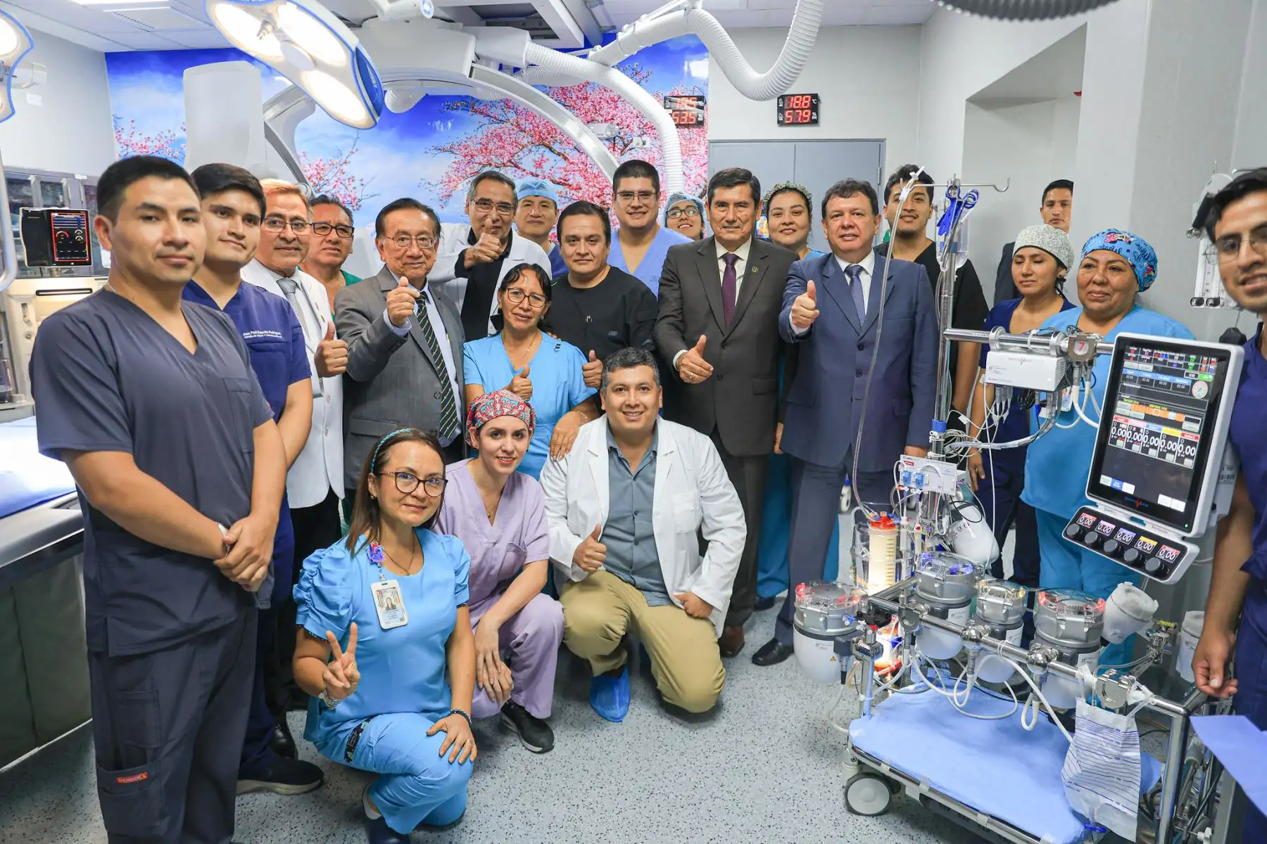 Presidente José María Balcázar participó en la ceremonia de presentación del proyecto viable del Hospital Nacional Dos de Mayo. Foto: ANDINA/Prensa Presidencia