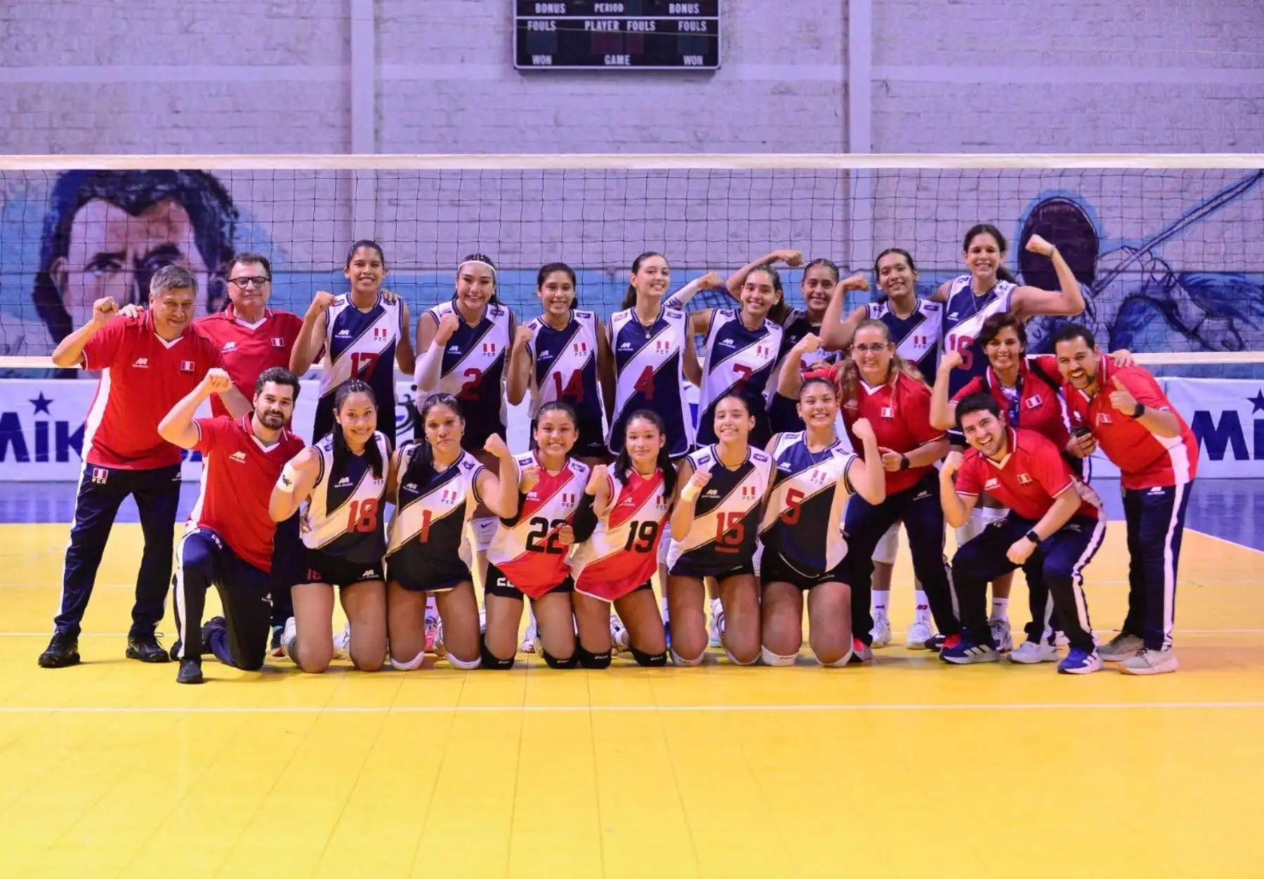 La selección peruana de vóley comenzó con triunfazo la Copa Panamericana Sub-17