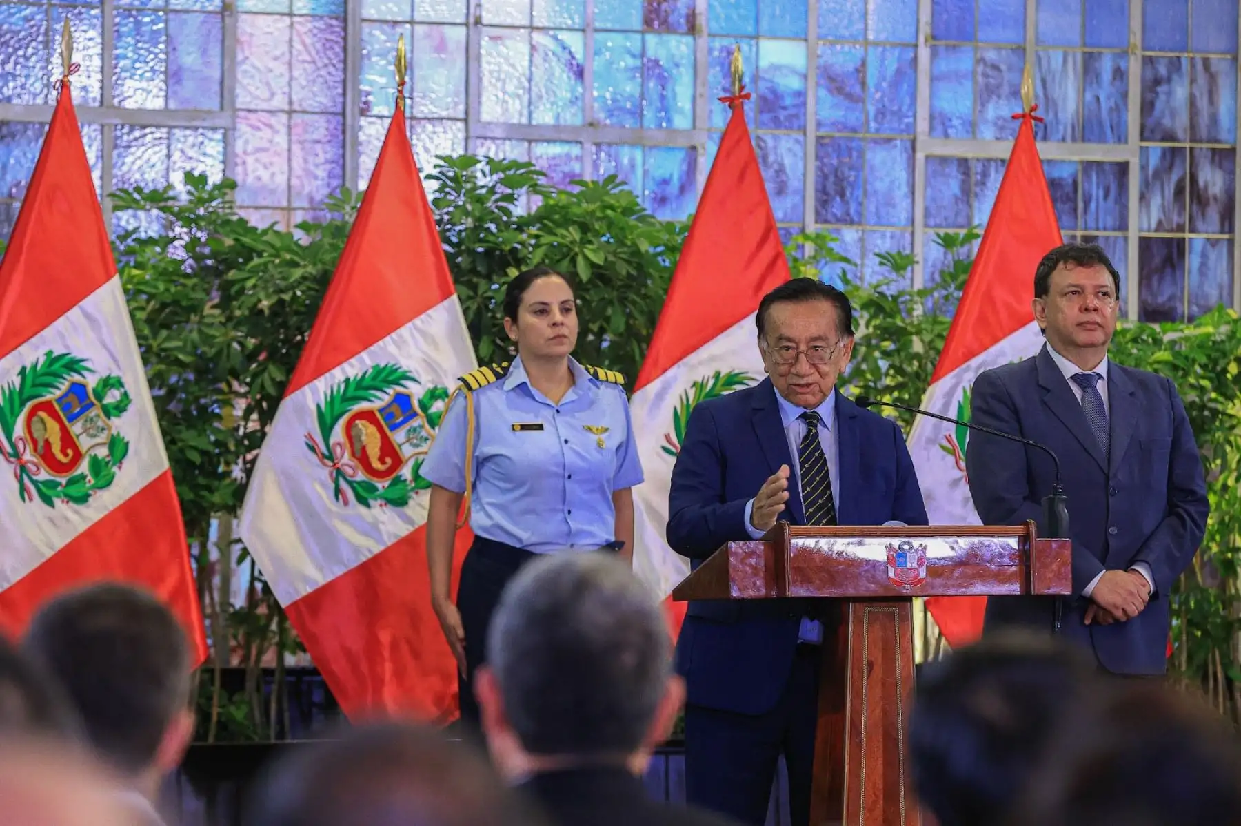 El Gobierno presentó la "Hoja de ruta intersectorial 2026-2029. Hacia un sistema de salud con estándares OCDE", durante una ceremonia oficial realizada en Palacio de Gobierno, donde el presidente José María Balcázar resaltó la prioridad de fortalecer la atención sanitaria en el país. Foto: ANDINA/ Prensa Presidencia