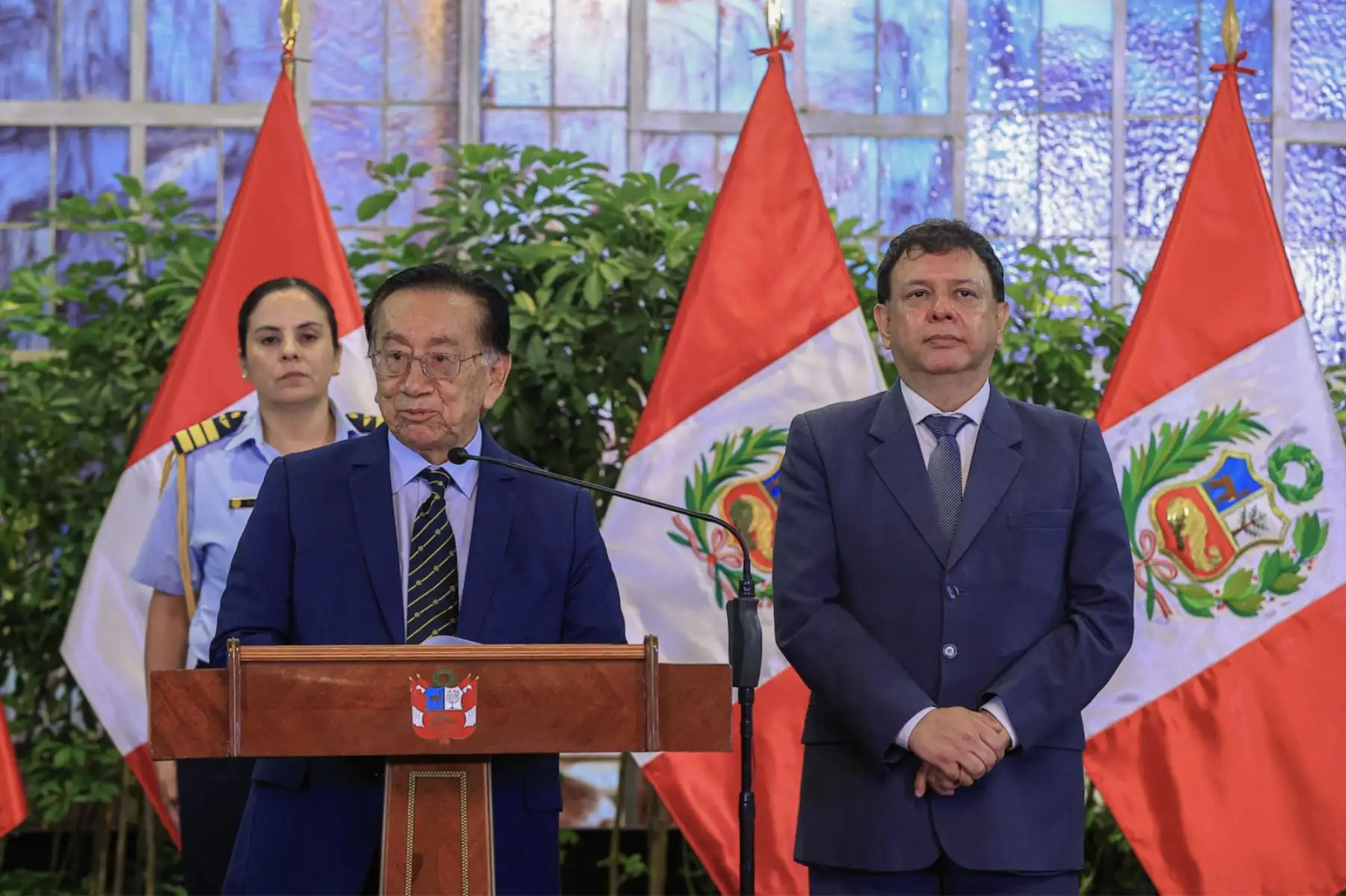 El Gobierno presentó la "Hoja de ruta intersectorial 2026-2029. Hacia un sistema de salud con estándares OCDE", durante una ceremonia oficial realizada en Palacio de Gobierno, donde el presidente José María Balcázar resaltó la prioridad de fortalecer la atención sanitaria en el país. Foto: ANDINA/ Prensa Presidencia