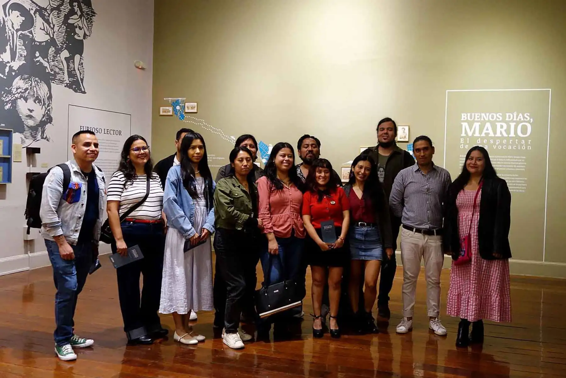 Una veintena de profesionales multidisiciplinarios de la Casa de la Literatura Peruana trabajaron desde setiembre para esta exposición. Fotos: José Vadillo Vila