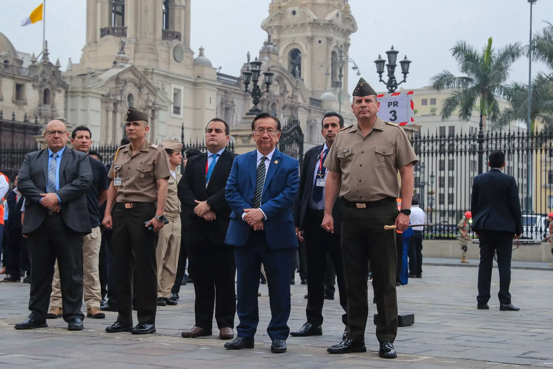 El presidente de la república, José María Balcázar, participa, desde Palacio de Gobierno, del Simulacro Nacional Multipeligro 2026. Foto: ANDINA/Prensa Presidencia