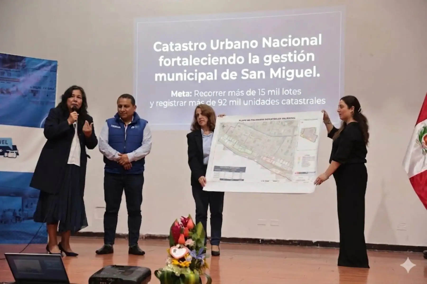 Cofopri impulsa el primer catastro urbano integral y moderno en la historia de San Miguel