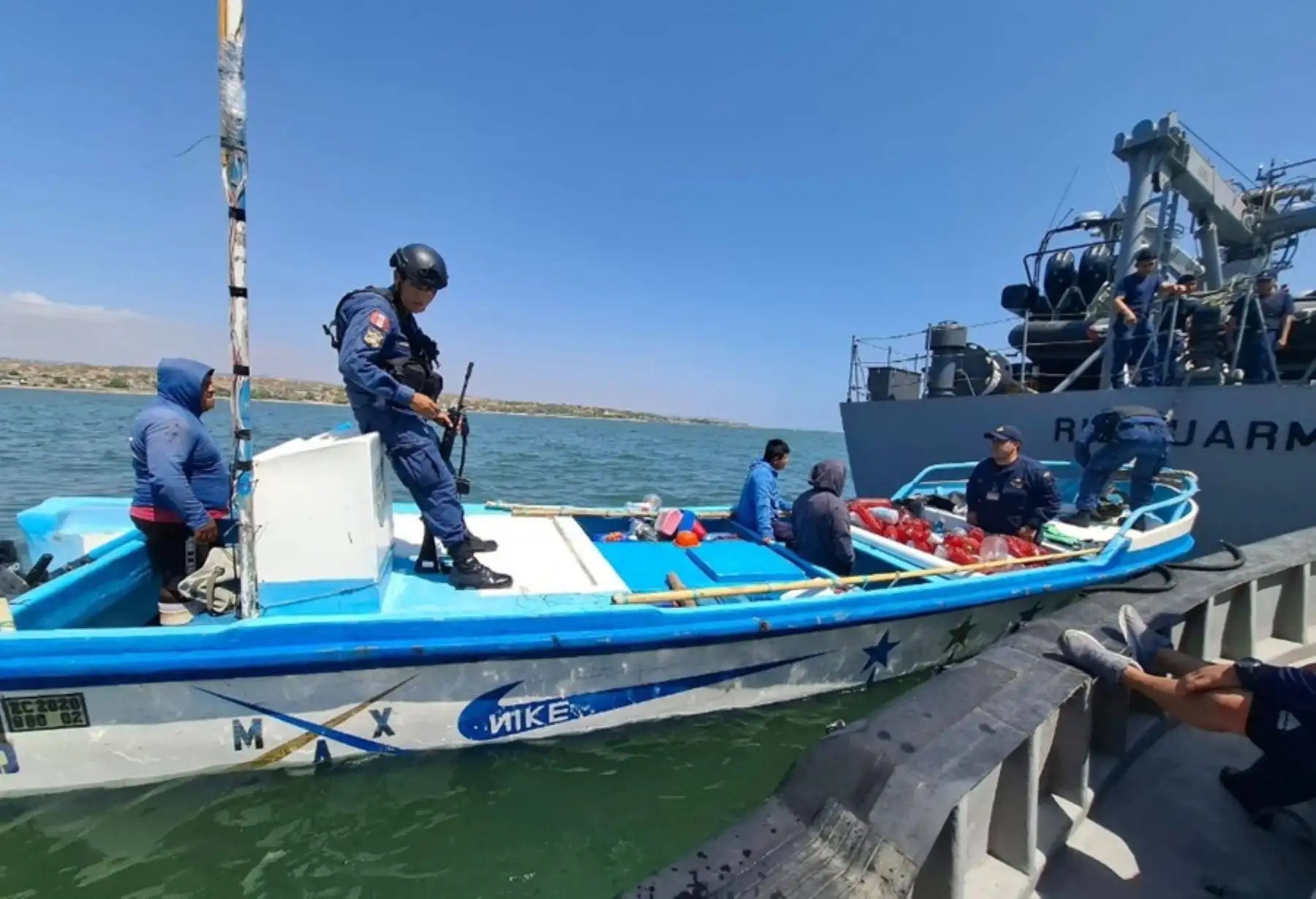 Tumbes: Intervienen embarcación pesquera extranjera con especies en veda frente al litoral