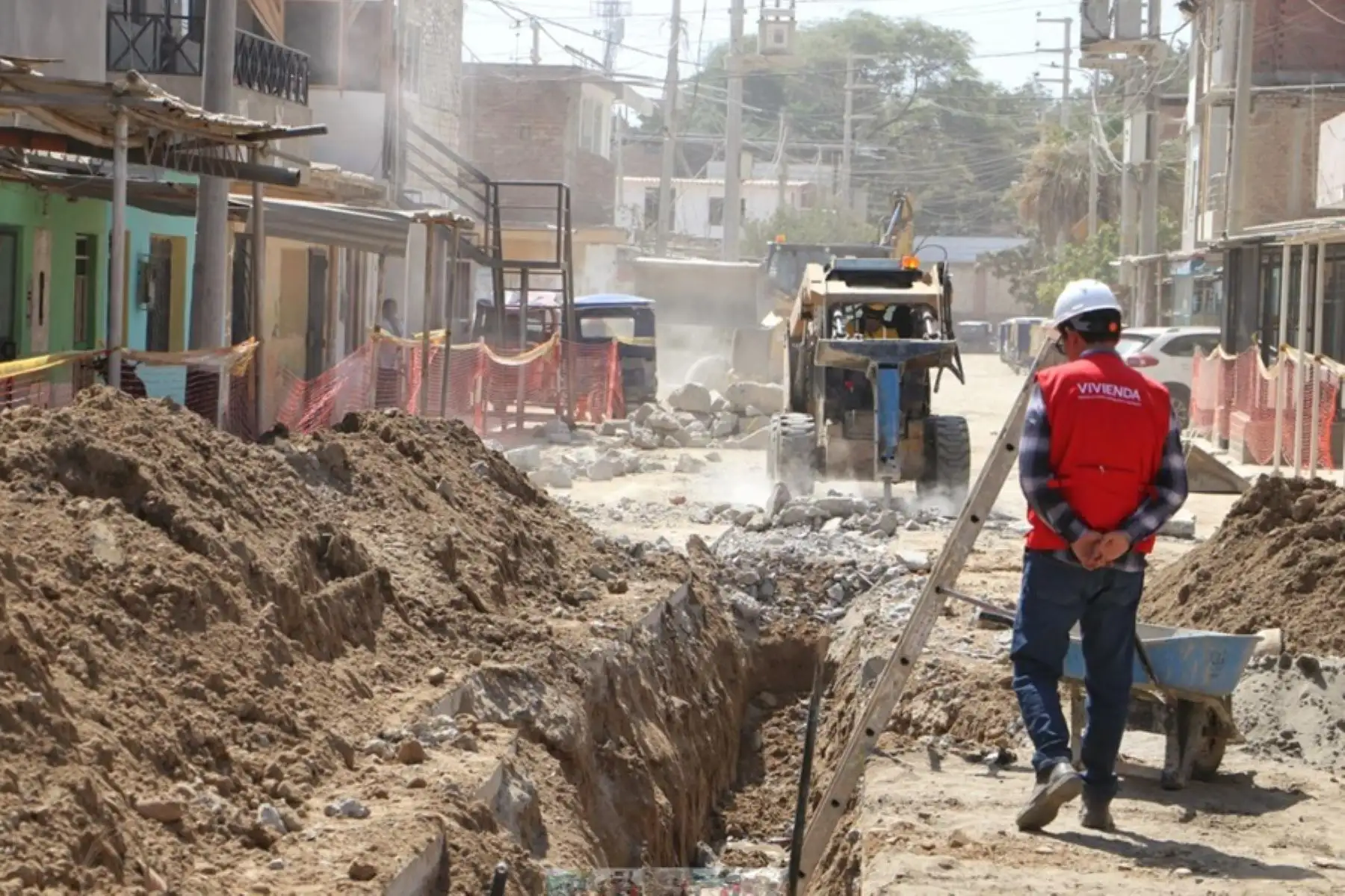 Piura: Vivienda impulsa obra de agua y desagüe en beneficio de 321 mil vecinos de Sullana