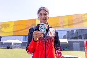 Verónica Huacasi ganó la medalla de plata  en los 5 mil metros  en Campeonato  Iberoamericano de Atletismo Lima 2026