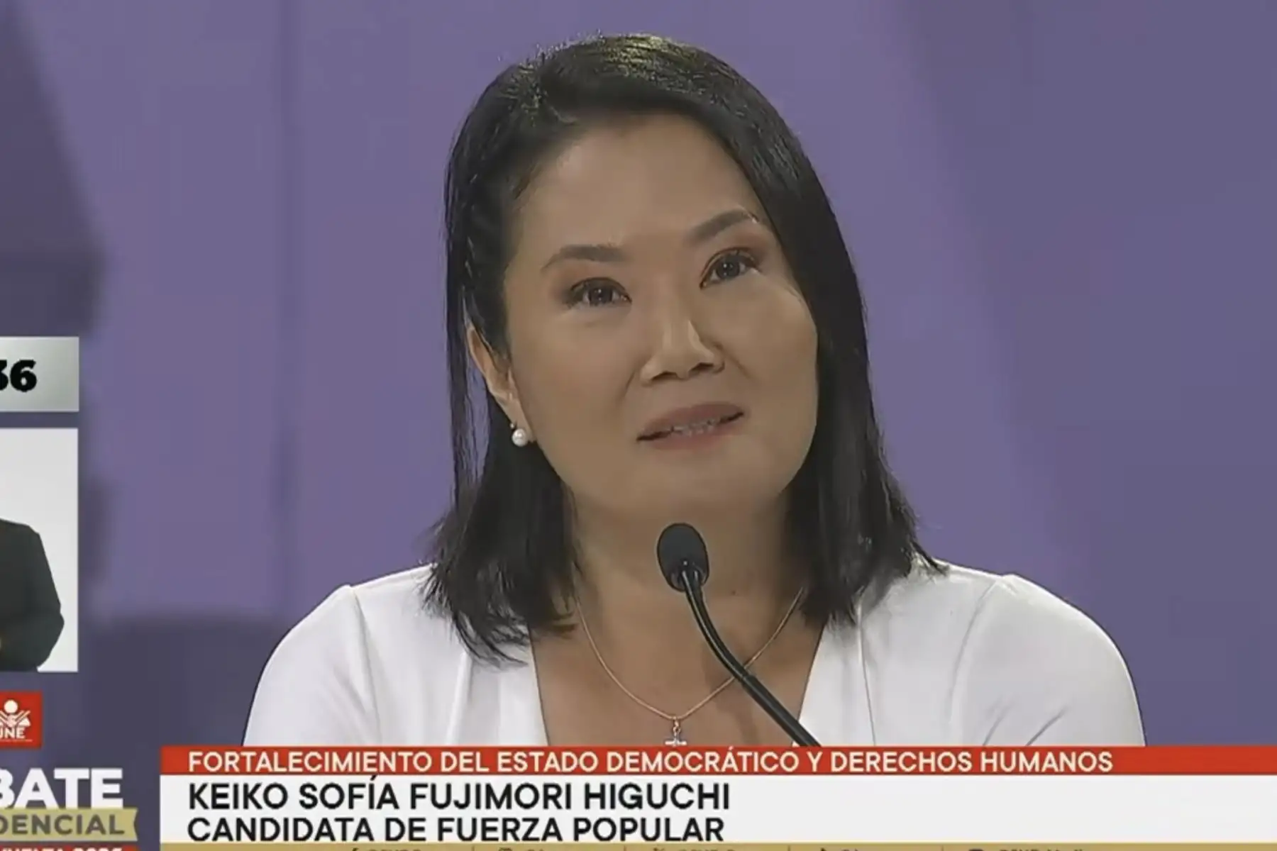 Elecciones 2021: Fujimori afirma que la democracia se fortalece con un Estado presente