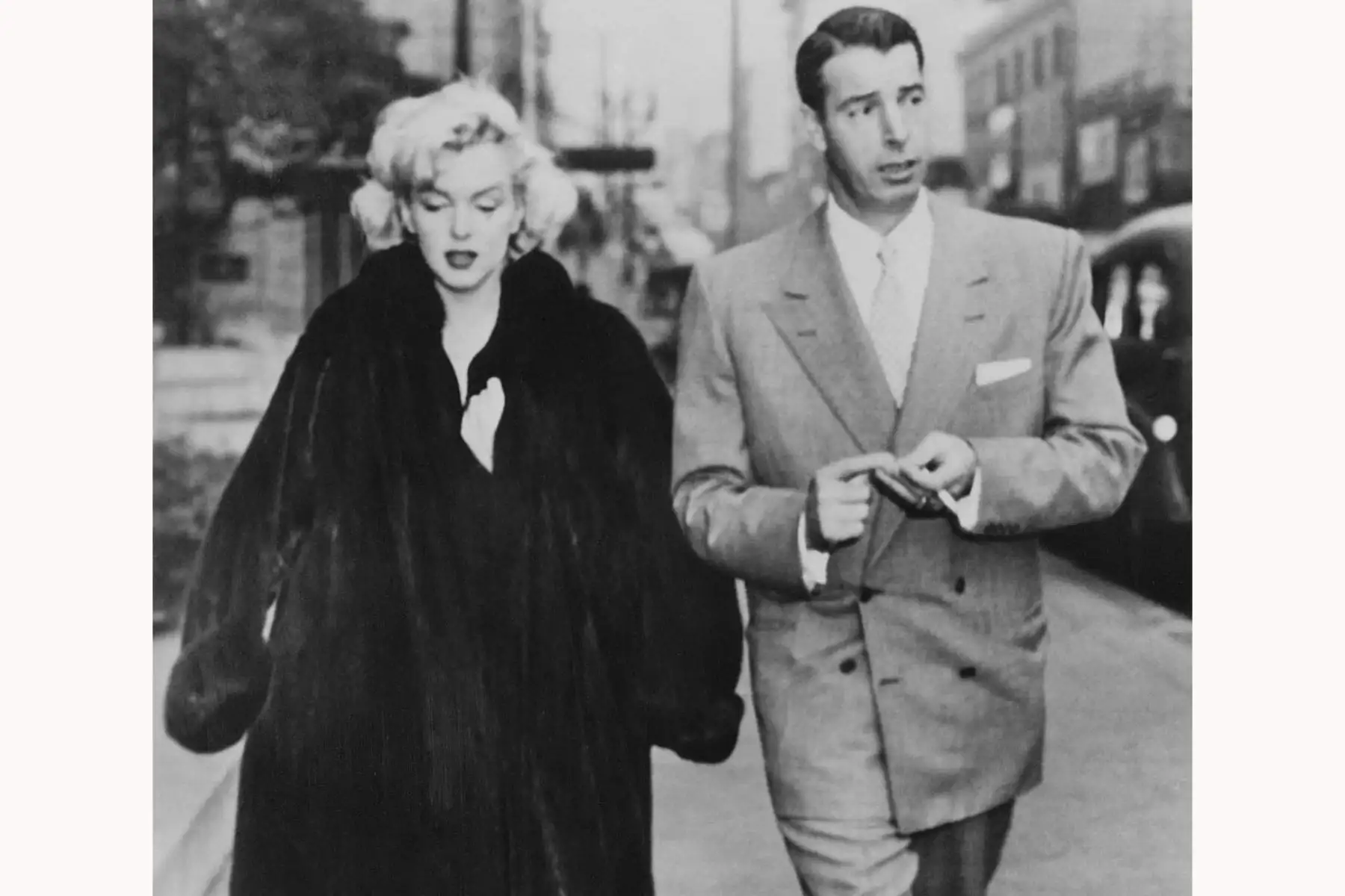 Joe DiMaggio y Marilyn Monroe. Foto: AFP