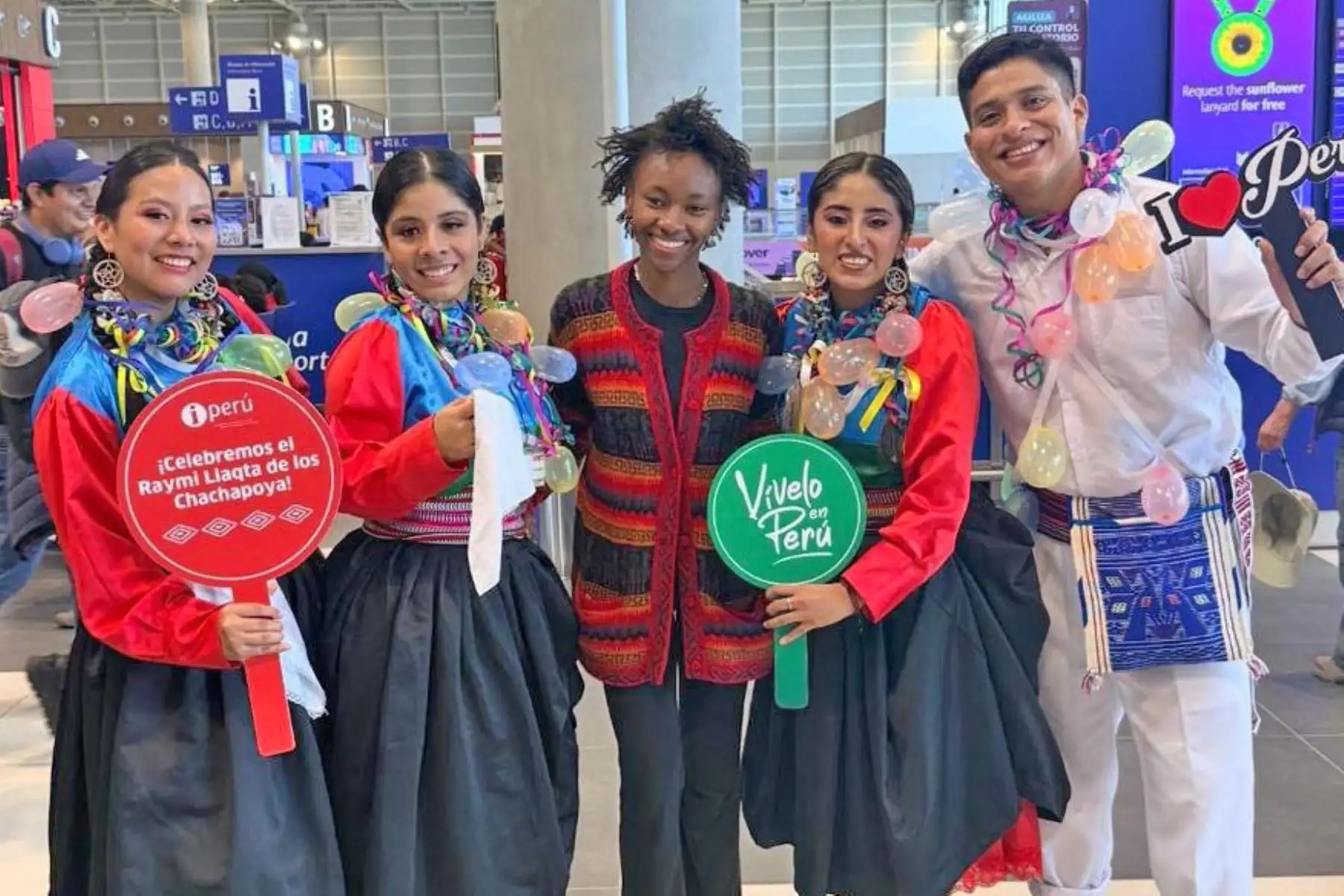 Raymi Llaqta 2026: promocionan cultura amazonense en el aeropuerto Jorge Chávez