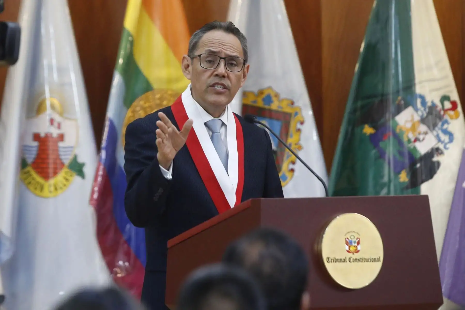 Helder Domínguez asume presidencia del Tribunal Constitucional