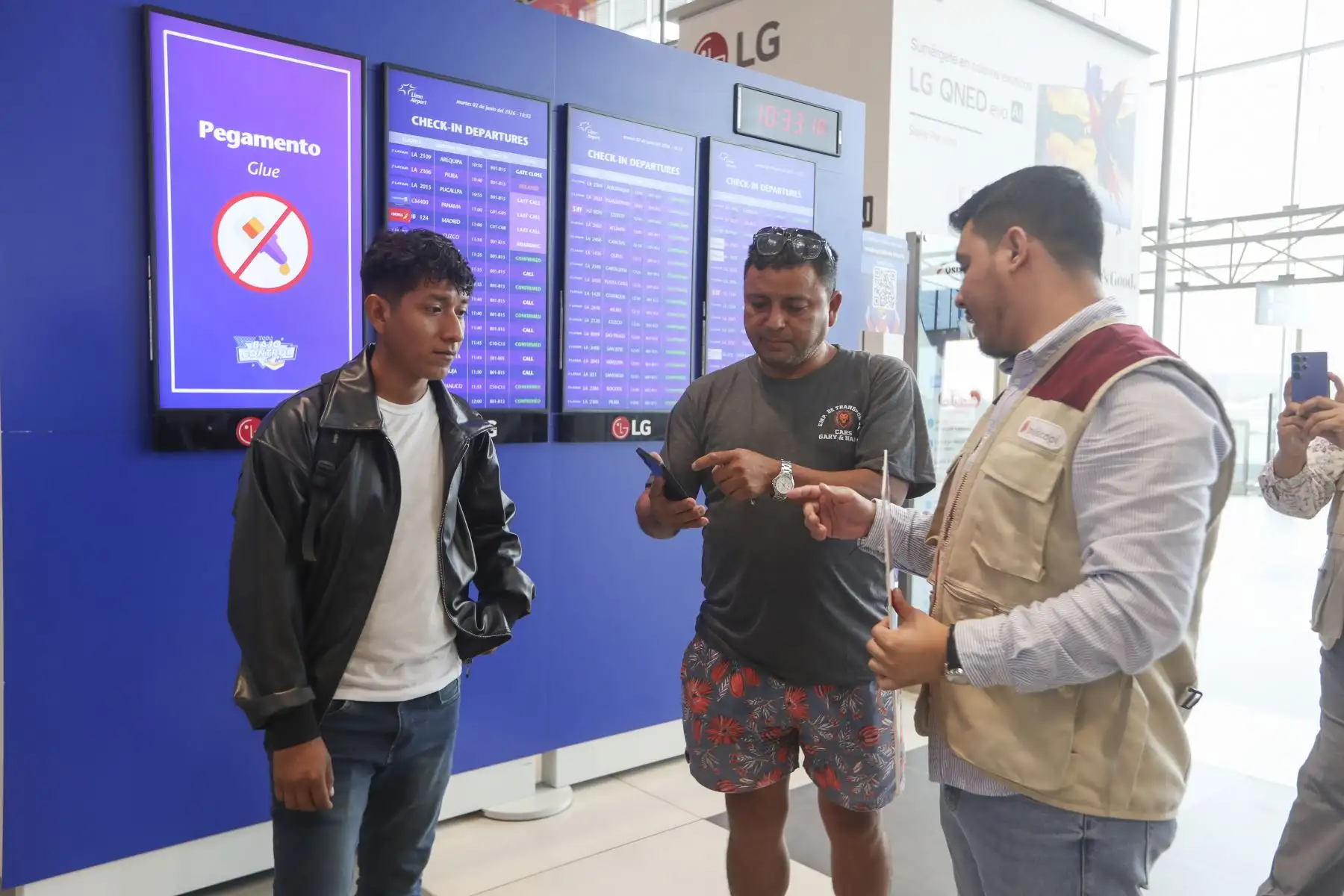 A un año de funcionamiento del nuevo Aeropuerto Internacional Jorge Chávez, el Indecopi logró resolver 1799 reclamos mediante mecanismos de conciliación y mediación Foto: ANDINA/Ricardo Cuba