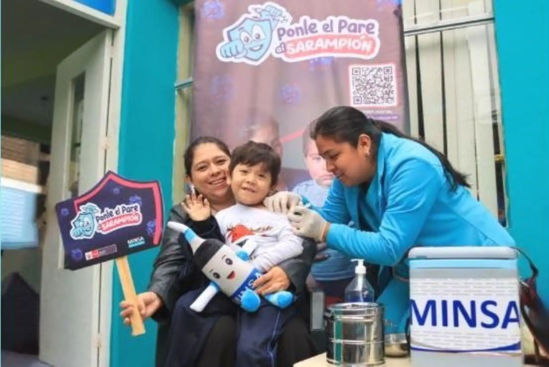Los Olivos: Bus de vacunación contra el sarampión llega hoy al Mercado de Productores