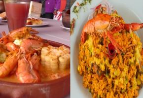 El chupe de camarones arequipeño y el arroz con camarones trujillano en la lista de Taste Atlas de los mejores platos del mundo con este marisco.