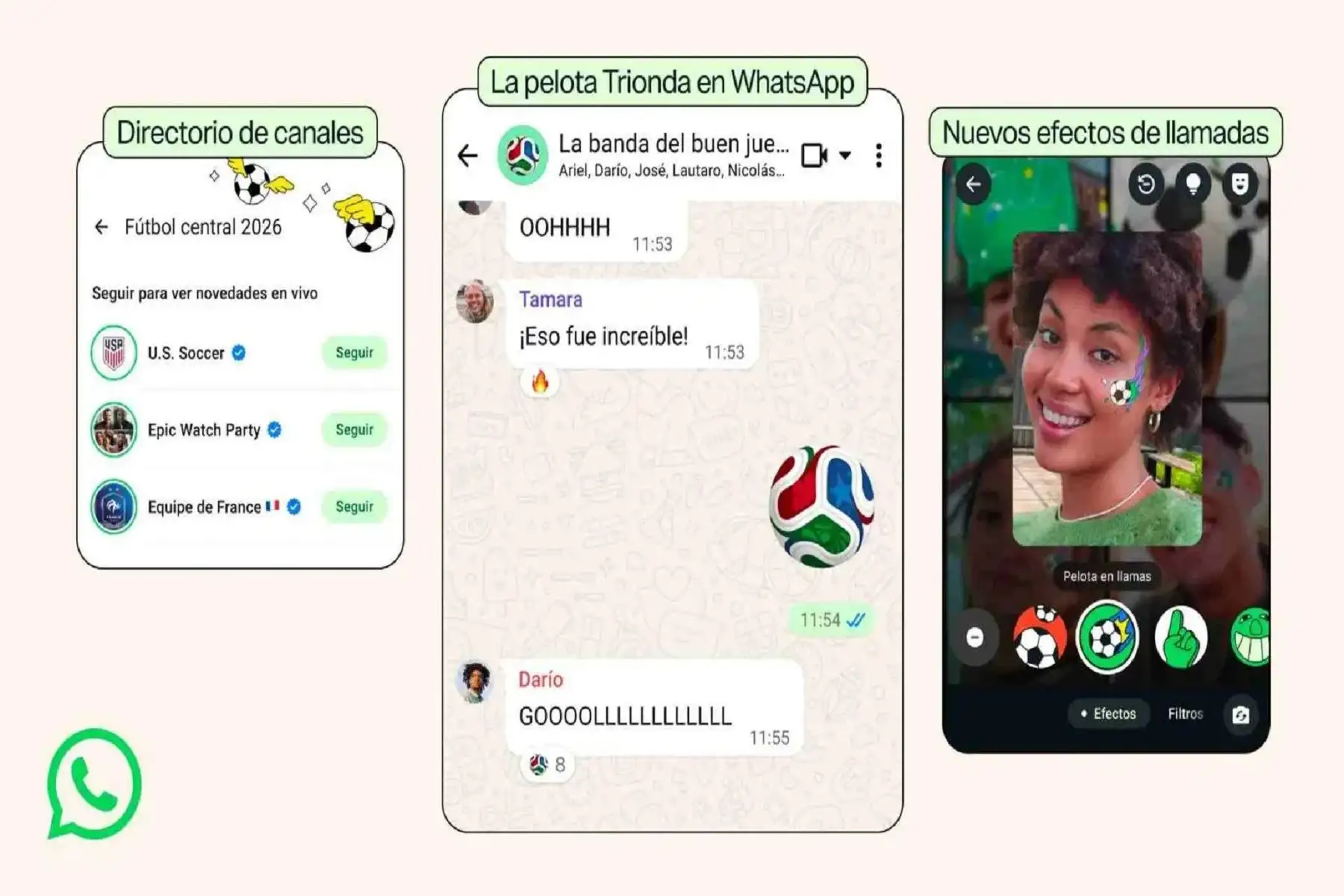 WhatsApp se une a la fiebre de Mundial de Fútbol con nuevas funciones ¡Conócelas aquí!