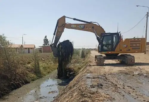 La descolmatación de ríos previene el desborde en época de lluvias. ANDINA/Difusión