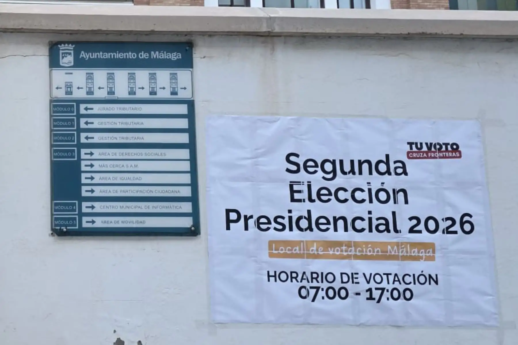Las mesas de sufragio en Andalucía, Ceuta y Melilla en España está en funcionamiento al 100%. Foto: Consulado General del Perú en Sevilla