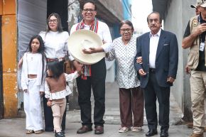 El candidato presidencial Roberto Sánchez inició su jornada electoral en la ciudad de Huaral. ANDINA/Juan Carlos Guzmán