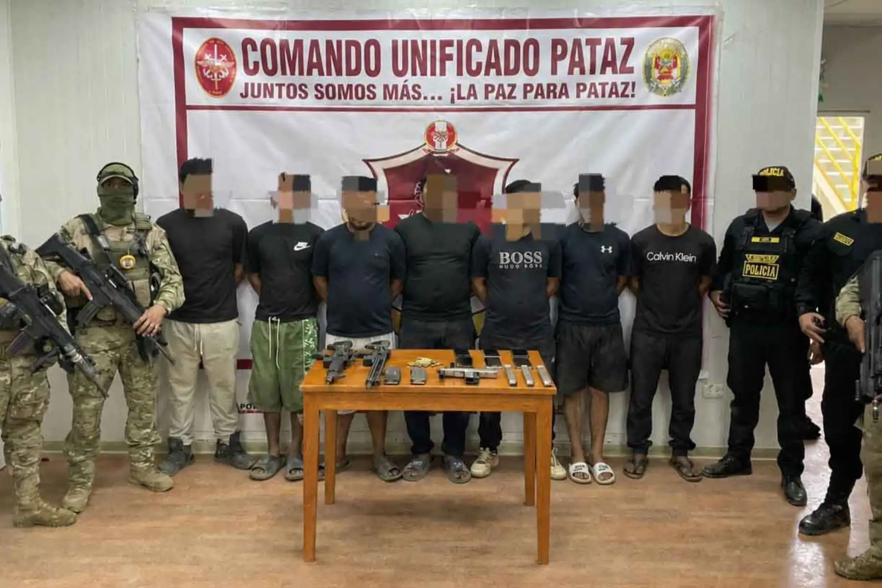Detienen a 26 personas e incautan armamentos en op
