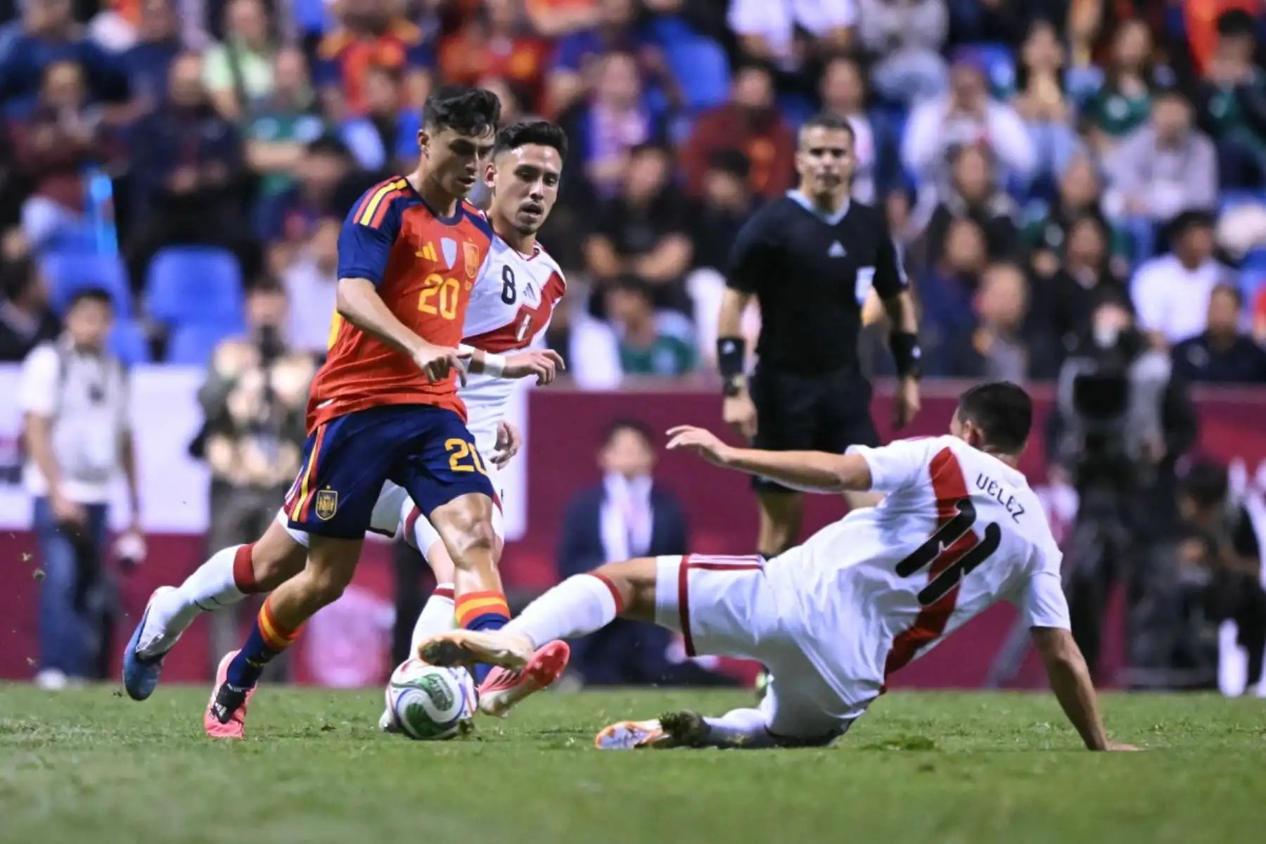 Amistoso internacional: Perú cae 3-0 ante España en el estad