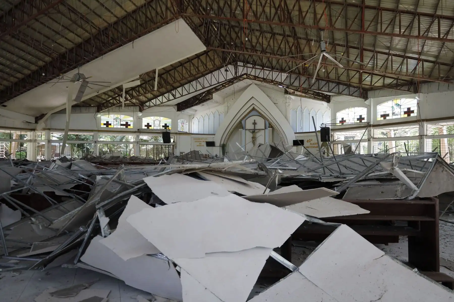 El sismo llevó a emitir órdenes de evacuación en zonas costeras del sur de Filipinas y en la vecina Indonesia, y activó alertas de tsunami en varios países antes de ser levantadas. Foto: AFP