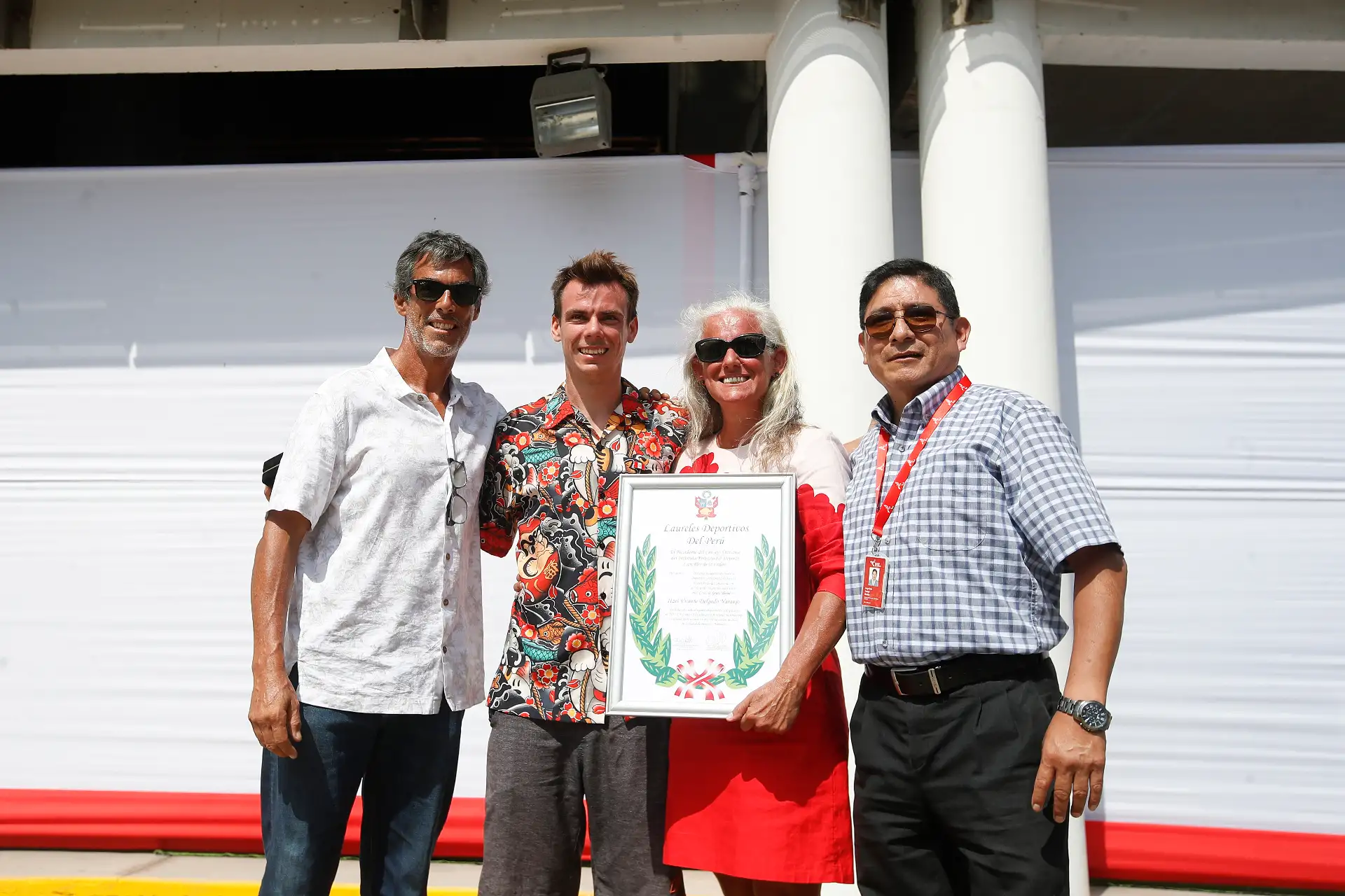 El Instituto Peruano del Deporte  entrega los Laureles Deportivos del Perú  a once deportistas y paradeportistas en el grado de Gran Cruz y Gran Oficial, por lograr triunfos destacados representando al país, en en el marco de su 45.° Aniversario del IPD. En la imagen, el deportista, Vania Torres.
Foto: ANDINA/Eddy Ramos