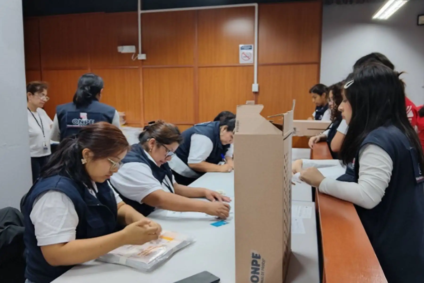 ODPE Trujillo procesó el 100% de actas electorales