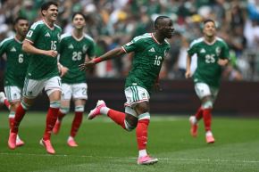 Julián Quiñones anotó el primer gol del Mundial 2026. Foto: AFP.